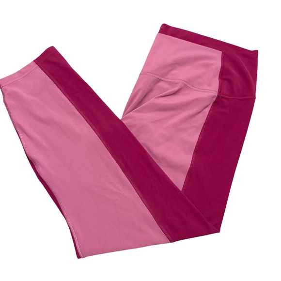 Athleta Plus Size Transcend Colorblock 7/8 Tight Leggings - Picture 1 of 13